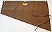 BULL TOOLS Tool Pouch Roll Up Organizer, 16 Pockets for SAE & Metric Wrenches, Handcrafted Heavyweight Cotton Canvas, Durable & Portable Tool Bag - Cinnamon Brown (Tools Not Included)