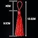Bememo 20 Pieces Handmade Tiny Soft Tassels with Cord DIY Craft Jewelry Accessory (Multicolor)