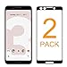 [2-Pack] JALL Tempered Glass Screen Protector Compatible for Google Pixel 3, [Full Screen Coverage [Fingerprint, Scratch & Force-Resistant] [Case-Friendly] for Pixel 3 (Not for Pixel 3 XL)