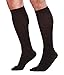 Made In USA Compression Travel Socks For Men fly socks 15-20mmHg (Large, Black)