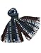 Dahlia Men's 100% Fine Acrylic Colorful Striped Knit Long Scarf