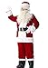 Obosoyo Santa Suit for Men, Men's Deluxe Santa Suit Accessories 11pc. Christmas Ultra Velvet Adult Santa Claus Costume