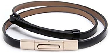 Lady patent leather belt/ narrow band/all-fitted belt-G One Size