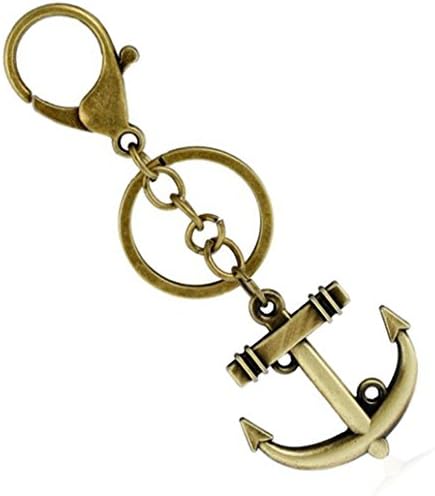 Viawow Ship Anchor Bag Purse Charm Keychain Key Ring Chain(K202)