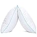 SLEEPY FOLKS 2 Pillows for Sleeping - Queen Standard Bed Pillows 2 Pack- Best Sleeping Pillow - Down Alternative Hotel Pillows - Soft Firm Best Pillow