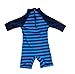 Bonverano(TM) Kids UPF 50+ Sun Protection S/S One Piece Zip Sun Suit