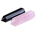 banshren Set of 2 Specimen Tumbled Polished Healing Crystal Wands 6 Faceted Reiki Chakra Meditation Therapy Stones Include about 3 Inch Rose Quartz Crystal Points & Black Obsidian