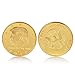 6 Pack - Donald Trump Gold Coin Token 2018 Gold Plated Collectible 45th President of the United States Original Design
