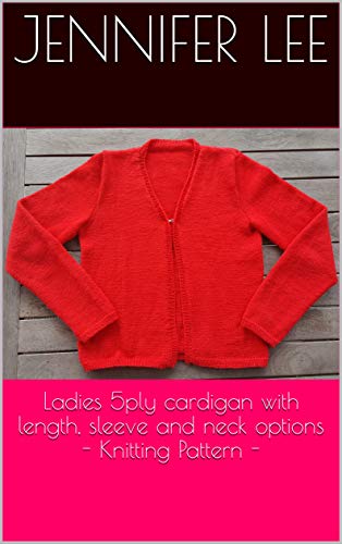 Ladies 5ply cardigan with length, sleeve and neck options - Knitting Pattern - Gabrielle