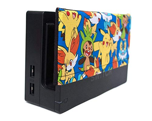 Dock Sock Sleeve Cover with Microfiber Backing for Nintendo Switch