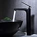 Beelee Bathroom Vessel Sink Mixer Faucet 11inch Single Handle One Hole Matte Black