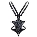 YiZYiF Men's Faux Leather Harness Straps Bodysuit Clubwear Thong With Buckled Pouch