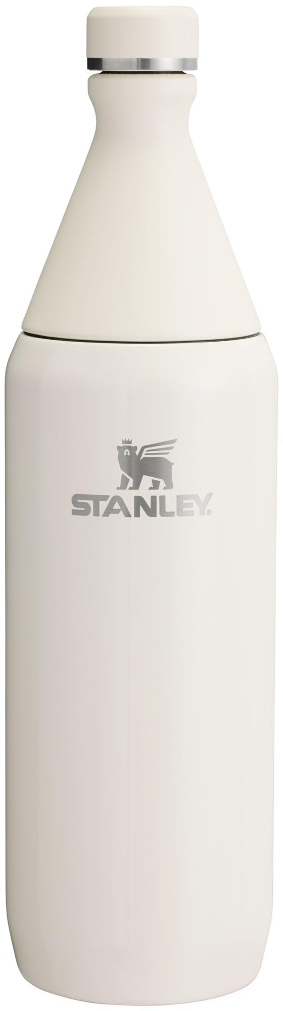 Photo 1 of Stanley All Day Slim Bottle 34 oz | Twist On Lid with Leakproof Seal | Slim Design for Travel & Gym | Insulated Stainless Steel | BPA-Free | Cream