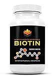 Me First Living Vegan-Friendly Biotin 5,000 MCG Vitamin Dietary Supplement Capsule for Hair, Skin and Nails, 120 Capsules