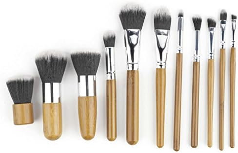 Makeup Organizers Natural Bamboo Handles Super Soft Makeup Organizers 11Pcs