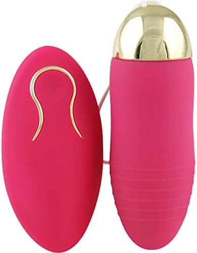 Vibrating Egg, OMOUP Wireless 10 Frequency Silicone Love Egg for Women Waterproof and Rechargeable - Red
