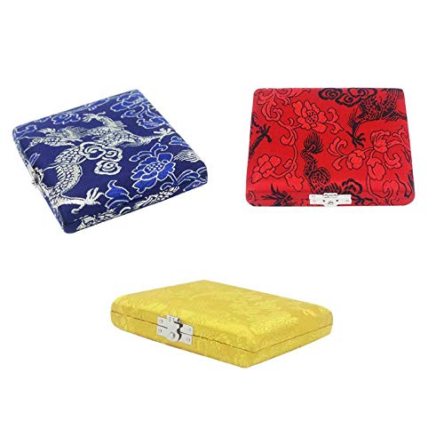 Store-Homer - 6pcs Wooden Silk Oboe Reed Storage Box Protective Carrying Case Pouch Organizer Container Musical Instrument Parts Accessories