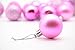 Vivian Round Christmas Balls Baubles Xmas Tree Hanging Decorations Ornaments Pack of 24 PCS (Pink)