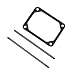 Karbay 690981 & 690982 for Briggs & Stratton Push Rods Set with 690971 Replacement Valve Cover Gasket