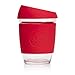 JOCO Cup 12oz - Eco-innovative Borosilicate Glass Reusable Classic Cup - (Red)