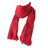 Made in Italy Luxury LVILOG0MANIA iconic monogram Collection UNISEX Red Scarf wool silk clearance