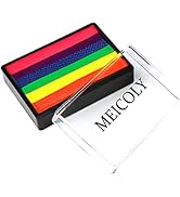 MEICOLY Water Activated Eyeliner 6 Colors,Neon Rainbow Face Paint,Retro Graphic Hydra Eye Liner M...