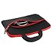 Evecase Neoprene Laptop Sleeve Pouch Carrying Bag with Handle for Chromebook Computer Notebook 13.5 inch - Black