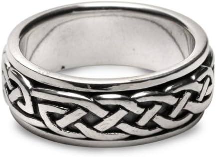 Celticweave Sterling Silver Spinner Ring