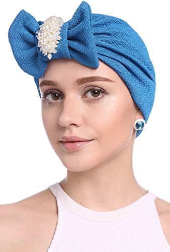 Yi heng mei women s elegant strench bow pearl pleated m…