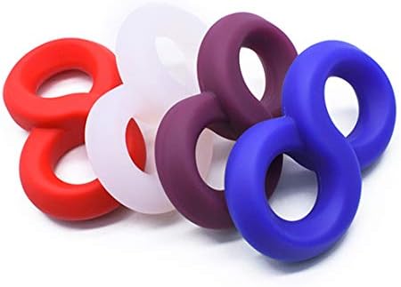 4 Colors For Selection Super Flexible And Soft '8' Ring