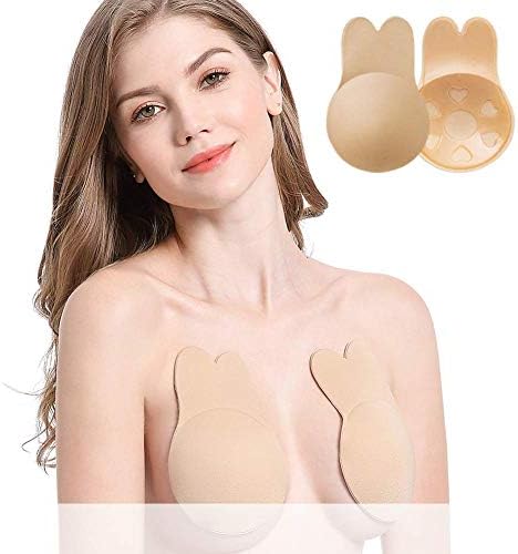Strapless Bra Sticky Adhesive Invisible Push up Bra for Backless or Strapless Dresses,Tops etc.