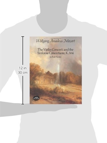 The Violin Concerti And The Sinfonia Concertante K 364 In Full Score Dover Music Scores Buy Online In Grenada At Grenada Desertcart Com Productid 12398552