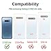Dexnor Galaxy S10E Case with Built-in Screen Protector Clear Rugged Full Body Protective Shockproof Hard Back Defender Dual Layer Heavy Duty Bumper Cover Case for Samsung Galaxy S10E - Black