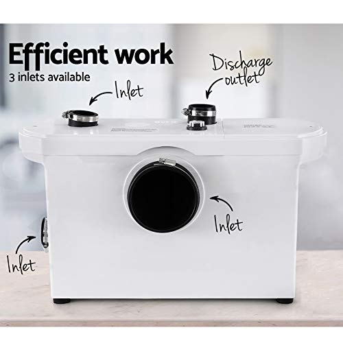 TRUPOW 600W 110V MACERATOR SEWERAGE PUMP WASTE WATER MARINE TOILET BATHROOM DISPOSAL LAUNDRY