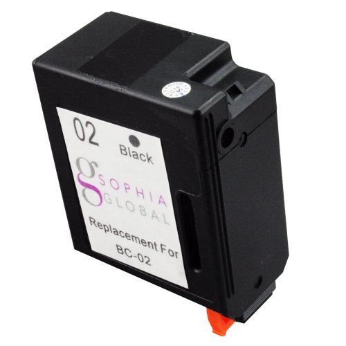 Sophia Global Remanufactured Ink Cartridge Replacement for Canon BC-02 (1 Black)