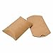 50 Kraft Pillow Boxes with 100 Clear Seals; Favor and Gift Boxes, 5 x 7 Inches (5 x 5 3/4