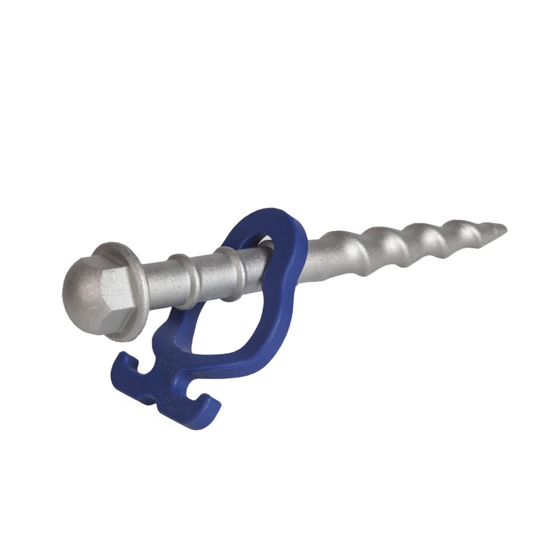 Peggy Peg – Set of 4 tent pegs made of rustproof aluminium – hammer-in pegs for hard, stony ground – ideal for camping & outdoors – tent peg with height adjustment