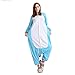 Newcosplay Halloween Unicorn Pajamas Homewear OnePiece Cosplay Costume Lounge Wear (M-for Height 63