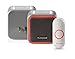 Honeywell Home RDWL515P2000/E Series 5 Portable Wireless Doorbell/Door Chime & Push Button, Gray