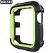 Apple Watch Case 42mm Rugged Shock Proof iwatch Bumper Cover Scratch Resistant Screen Protector Case for iwatch Series 3 Series 2 Series 1 Black/Green