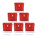 AMFOCUS Christmas Dining Chair Slipcovers Back Covers Decoration, Set of 6