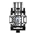 Skin Decal Vinyl Wrap for Smok Mag Kit 225w Vape (Includes TFV12 Prince Tank Skins + Right and Left Hand Skin) Skins Cover/Black White Grunge Flag USA America