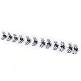 BESTIM INC(TM) 12 Mini Crystal Flower Claw Hair Clip Hair Pin Hair Accessories