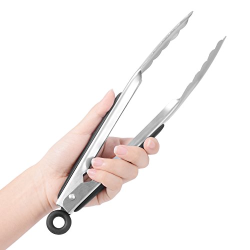 WeHome Kitchen Food Tongs 14