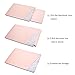 WALNEW Sleeve Case Bag for 13-inch MacBook Air with Apple M1 Chip/2018-2020, MacBook Pro M1 Chip/2016-2020, Soft PU Leather MacBook Cover with Built-in Mouse Pad and Dual Pockets, Pink