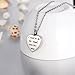 Valyria Heart Cremation Urn Necklace Memorial Keepsake Jewelry - Engraved I used to be his angel, now he's mine