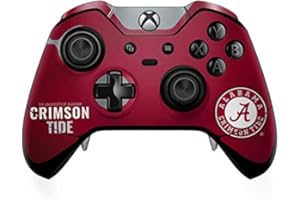 Skinit Decal Gaming Skin Compatible with Xbox One Elite Controller - Officially Licensed College Alabama Crimson Pride Design