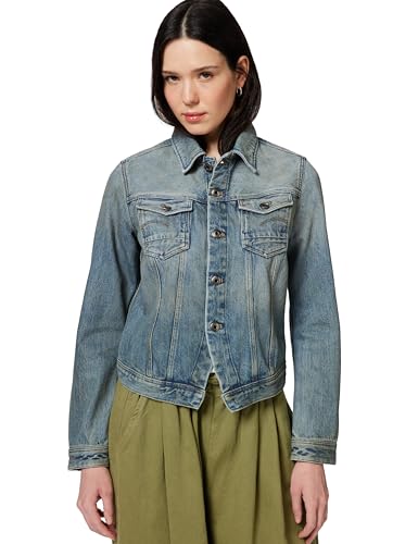 G-STAR Pitched hem Slim Jacket Wmn, Blu (vintage gold digger D27939-D788-H117), XXS