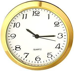 Gold-Finish 2" Solid Brass Clock Insert