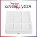 LifeSupplyUSA Aftermarket Replacement Filter Kit designed to fit IQAIR PreMax Filter F8 IQAir Pre Max 102 10 10 00
